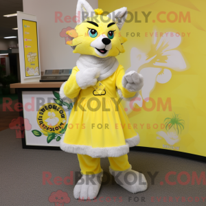 Mascot character of a Lemon...