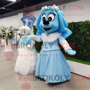 Postava maskota Sky Blue...