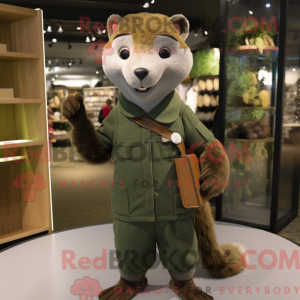 Mascot character of a Olive...