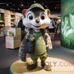 Mascottefiguur van een...