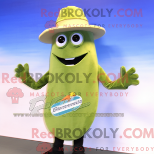 Mascot character of a Olive...