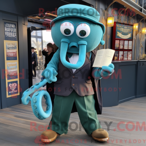 Figura de máscara de Teal...