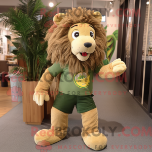 Mascot character of a Olive...