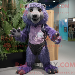 Personaje mascota de un oso...