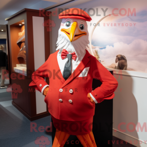 Mascot character of a Red...