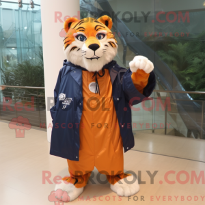 Maskot karakter af en Navy...