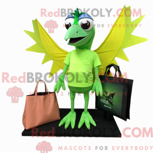 Postava maskota Lime Green...