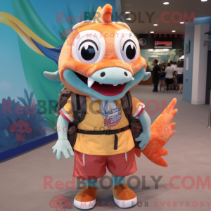 Mascot character of a Peach...