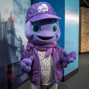 Purple Cod mascotte kostuum...