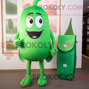 Mascot character of a Green...