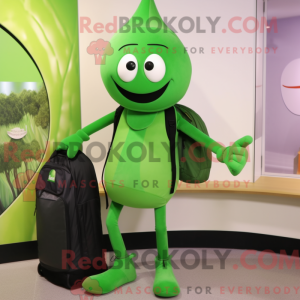 Mascot character of a Green...