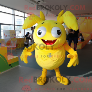 Mascot character of a Lemon...