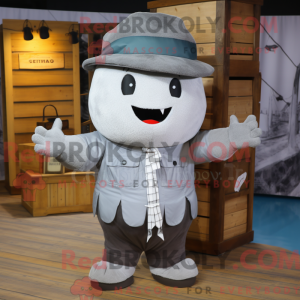 Mascot character of a Gray...
