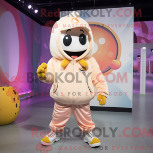 Mascot character of a Peach...