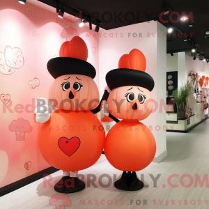 Personaje mascota de globos...