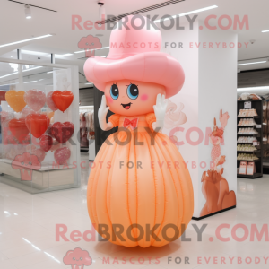 Mascot character of a Peach...