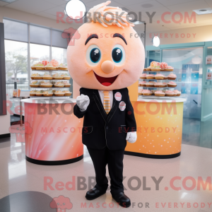 Mascot character of a Peach...