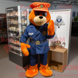 Maskotkarakter av en Orange...