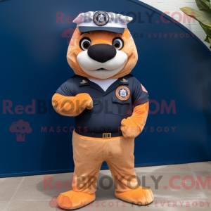 Mascottefiguur van een...