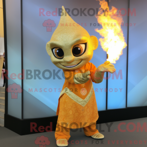 Maskotkarakter af en Gold...
