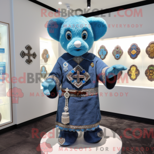 Mascottefiguur van een...