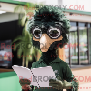 Personaje mascota de un emú...