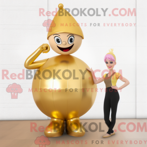 Mascot character of a Gold...