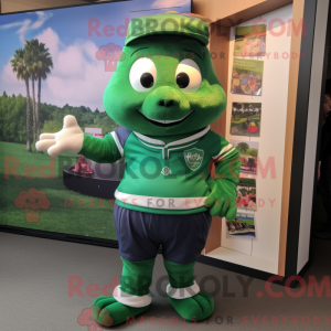 Mascot character of a Green...