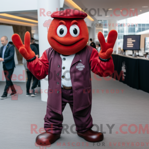 Mascot karakter van een...