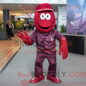 Mascot karakter van een...