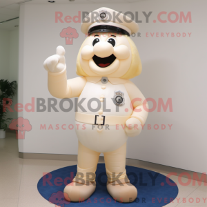 Mascottefiguur van een...