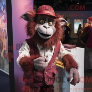 Mascot karakter van een...
