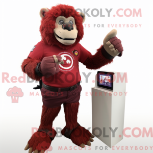 Mascot karakter van een...