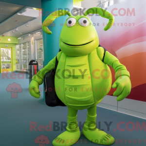 Mascot character of a Lime...