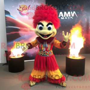 Mascot character of a Fire...