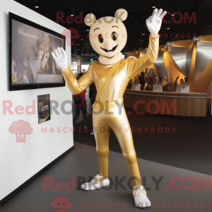 Mascottefiguur van een...