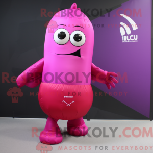 Postava maskota purpurové...