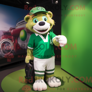 Mascot character of a Green...