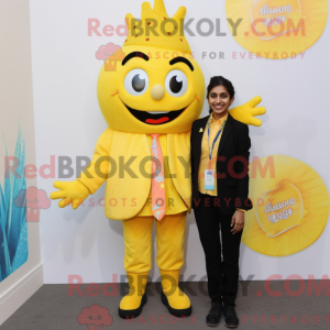 Mascot character of a Lemon...