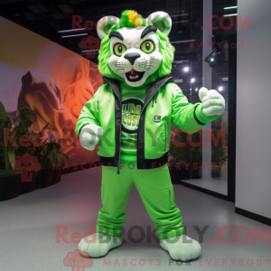 Mascot character of a Lime...