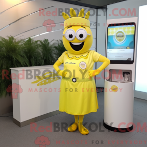 Mascot character of a Lemon...