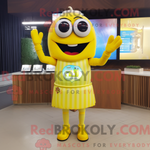 Mascot character of a Lemon...