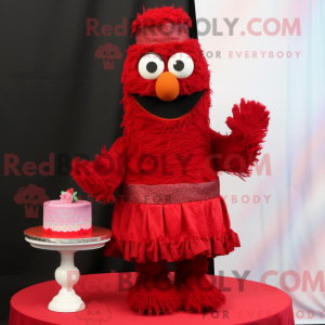 Mascot character of a Red...
