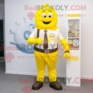 Mascot character of a Lemon...