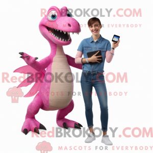 Mascot karakter van een...