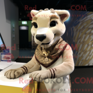 Personnage mascotte d un...