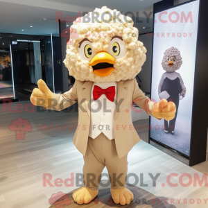 Mascottefiguur van een...