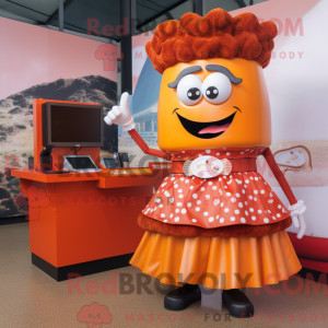 Mascot karakter van een...