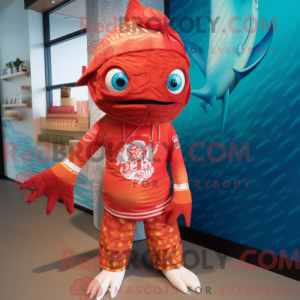 Maskottchen eines Red Fish...