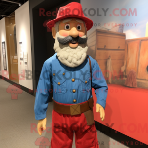 Mascottefiguur van een Rode...